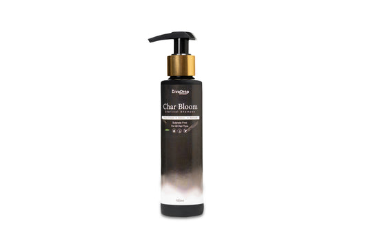 Char Bloom Activated Charcoal Shampoo – 100ml